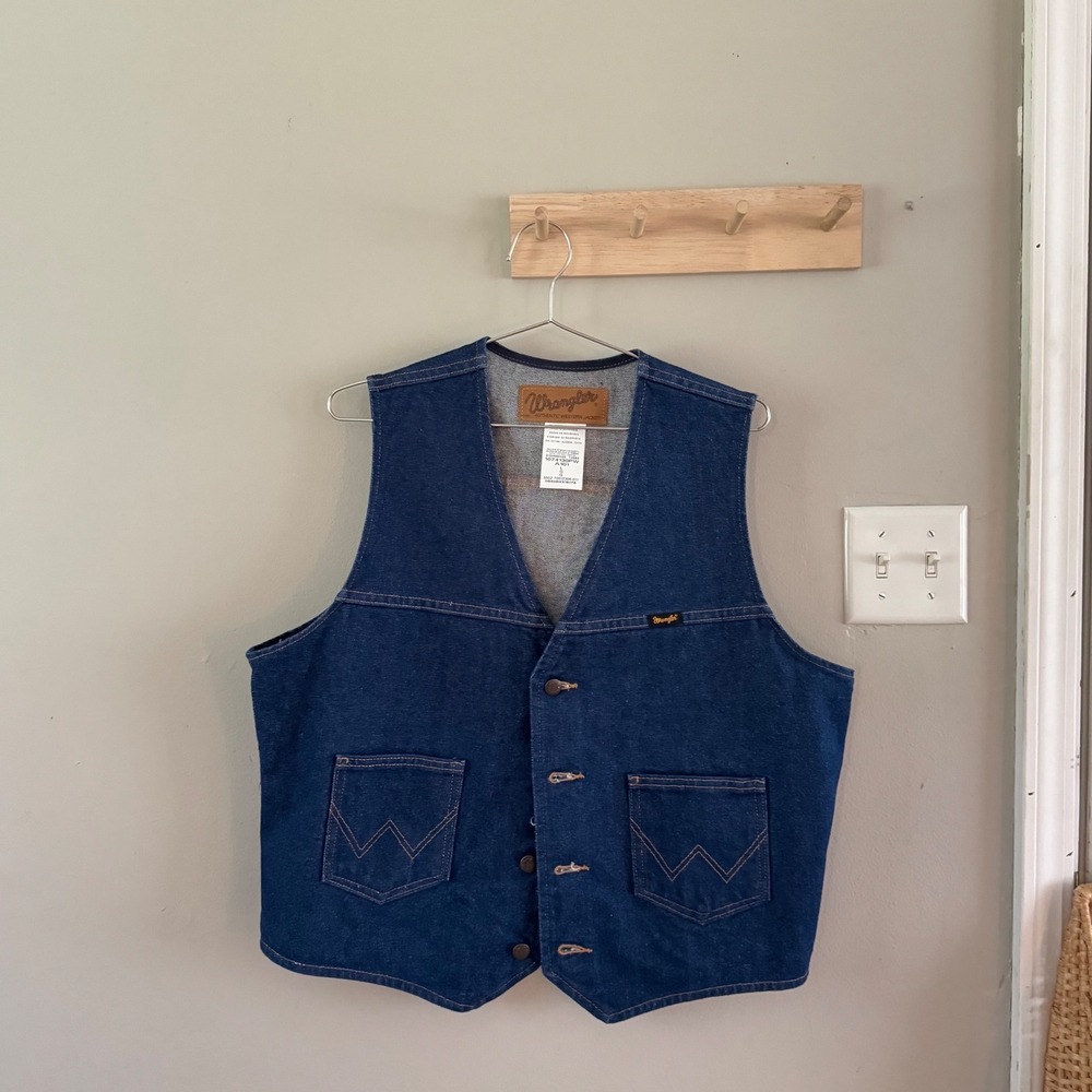 Vintage 90s Wrangler Denim Vest